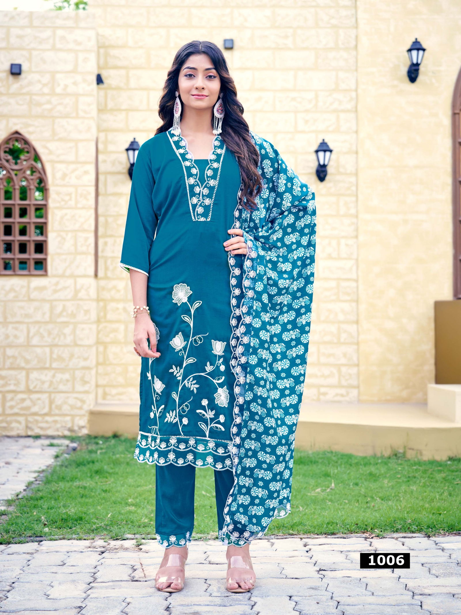 Kajal By Parra Silk Embroidery Kurti With Bottom Dupatta Wholesale Shop In Surat